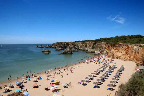 Spaziergang von Praia da Rocha zur Praia do Alemão